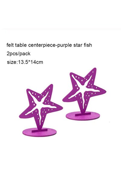 Choice8 2pc purple star fish 2pcs DIY Mermaid Party Little Mermaid Decoration...