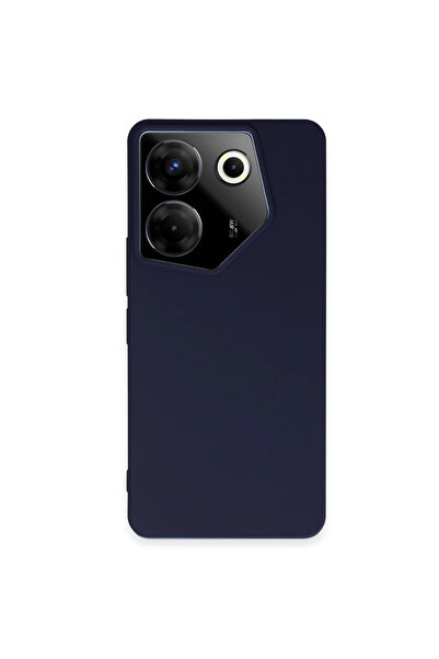 xirshop حافظة تكنو كامون 20 برو 5 جي من السيليكون الأول - أزرق داكن