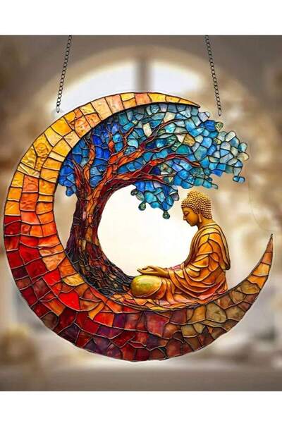 Choice3 قبعة بواقٍ شمسي ساحر على شكل بوذا C 1PCS2D - مصنوع من أكريليك المصبوغ...