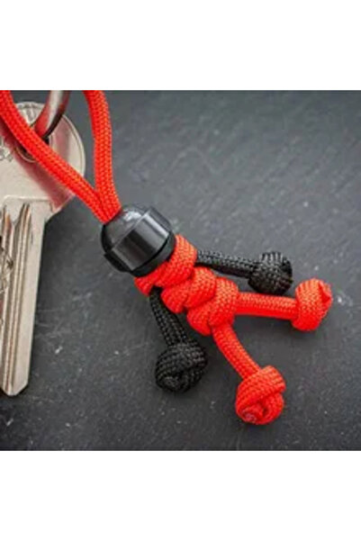 Choice7 سلسلة مفاتيح إبداعية حمراء على شكل مظلة، حبل منسوج، خوذة دراجة نارية،...