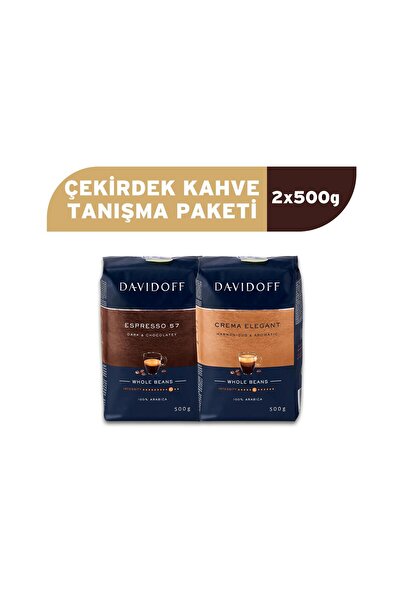 Davidoff Cafe Creme & Espresso 57 Çekirdek Kahve 2x500 g