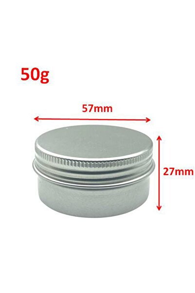 Choice5 علب معدنية فارغة من الألومنيوم الفضي، 10 قطع، 50 غرام، 10 قطع، 5 غرام...