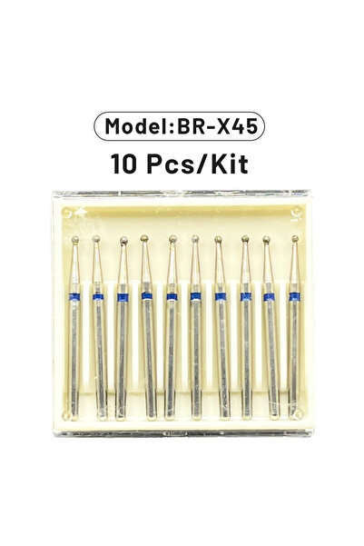 Choice BR-X45 AG 1 Box Dental Diamond Burs Drill for High Speed Handpiece Den...