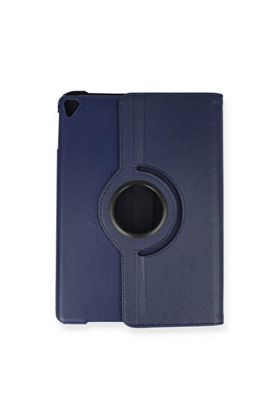 xirshop حافظة جلدية لجهاز الآيباد 4 9.7 بزاوية 360 درجة - أزرق داكن