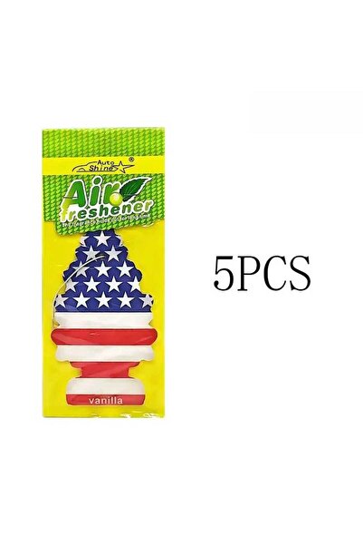 Choice9 فانيليا - 5 قطع، 3-80 قطعة، معطر جو للسيارة على شكل شجرة عيد الميلاد،...