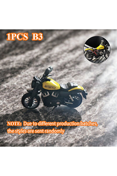 choice2 yellow 1PCS Motorcycle Model Toys Mini Vehicles Decoration Accessorie...