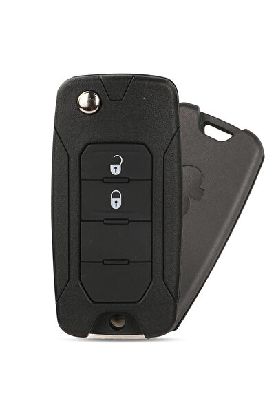 Choice3 غطاء مفتاح سيارة قابل للطي مع زرين من جينغيوكين، مناسب لسيارات جيب را...