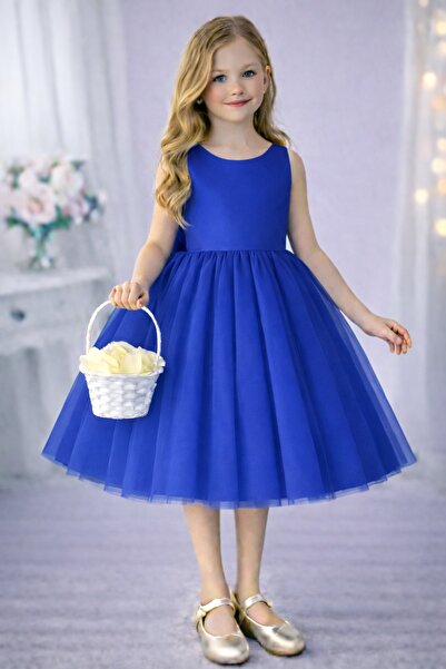 SUNEH Κοριτσίστικο φόρεμα Saks Blue Tutu, Φόρεμα για τα γενέθλια και την επισ...