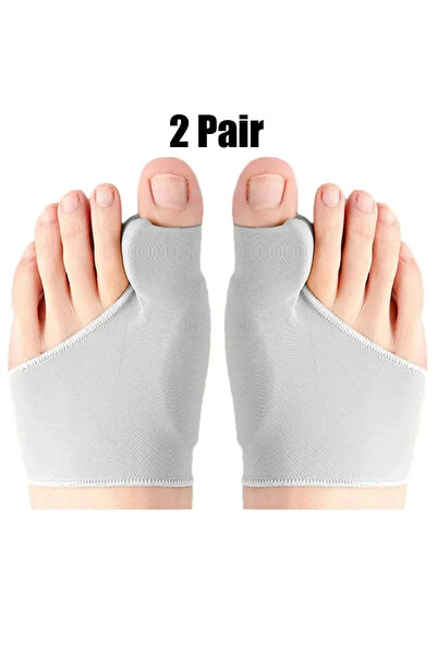 Choice4 GRAY 2 Pair 1/2Pair Toe Separator Hallux Valgus Bunion Corrector Orth...