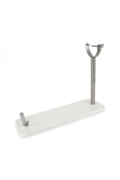 Quttin Marble and stainless steel ham holder, Quttin, 48.5x16x1.8 cm