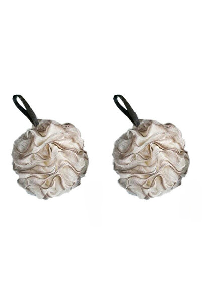 Choice5 إسفنجة استحمام كبيرة بنية اللون - قطعتان، غنية برغوة الصابون، ليفة اس...