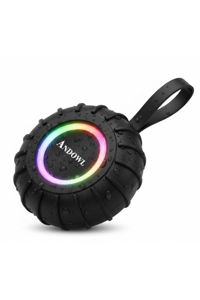 Mihai Andowl Q YX26 Wireless Bluetooth Speaker with RGB Lighting Black