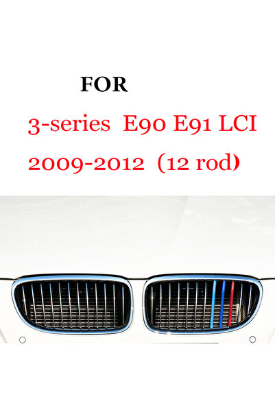 Choice8 مجموعة من 3 قطع من شرائط تزيين الشبك الأمامي لسيارات BMW الفئة 1، 2، ...