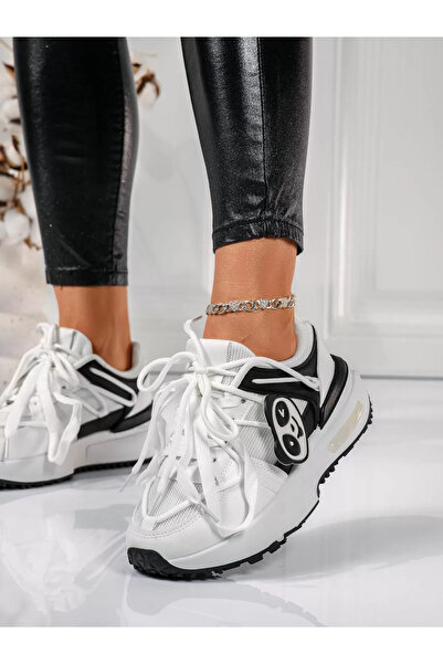 Zaira Γυναικεία λευκά Αθλητικό παπούτσι από οικολογικό Δερμάτινο Chaya #18523...
