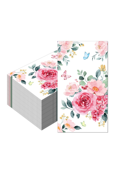 Choice14 CZJ016-20pcs 20pcs Napkins Chinese Flower Long Paper Napkins Wedding...