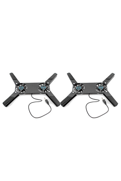 choice2 ALLOYSEED 2Pcs Foldable Cooling Pad Laptop Cooler with Double Fans La...