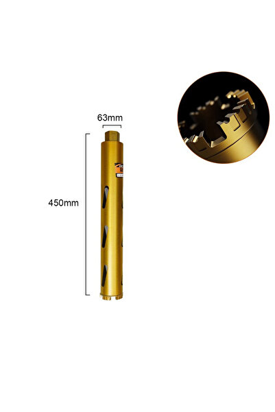 Choice9 63x450mm 1PC Dry Drilling Thread Water Drill Bit Fast 63 Air Conditio...