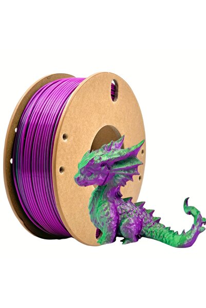 Choice16 250gPurpleGreen Multicolor 3D Printer Filament,Dual/Tri Color 1.75mm...
