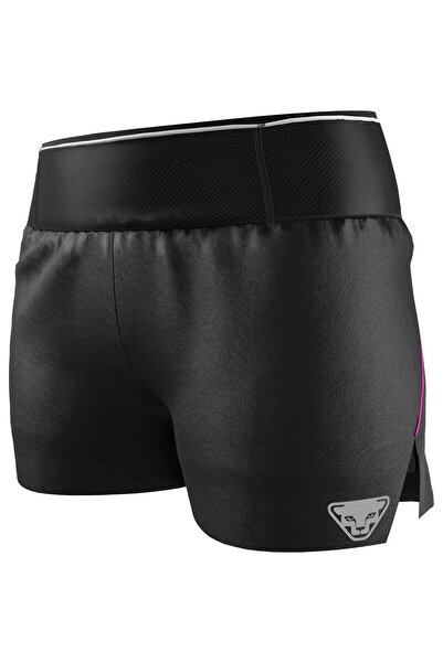 DYNAFIT DNA 2in1 women's running shorts-Black/Pink-L