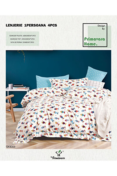 FIONNA.RO 100% Duvet Cover Set Cotton Person - Fish