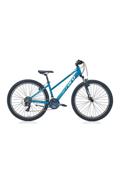 Carraro Force 701 21-V VB Dağ Bisikleti - Mat Turkuaz-Beyaz - 43 Cm