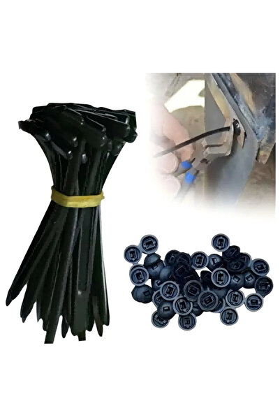 Choice4 10 قطع من مشابك ربط الكابلات العالمية المصنوعة من النايلون - حامل ربط...