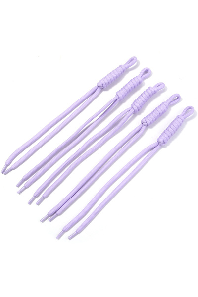 Choice9 24-28 سم، 5 قطع، لون بنفسجي فاتح، 5 قطع/مجموعة، حبل مفاتيح مضفر ملون،...