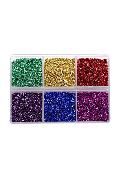 Choice27 النمط 15، 30 غرام/علبة، أحجار زجاجية مطحونة، حشو راتنج، حجر مكسور غي...