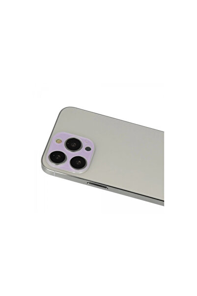 xirshop iPhone 13 Pro Max Rainbow Camera Lens Protection Glass - Purple