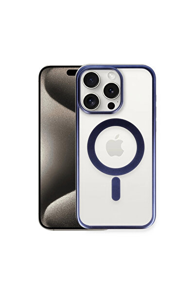 xirshop غطاء حماية لهاتف آيفون 15 برو من إيروزي ماجسيف - أزرق داكن