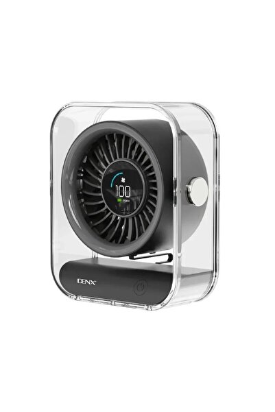 Denx DX2626 Digital Display Desktop Fan with 100 Speeds, Rechargeable 3000mAh...
