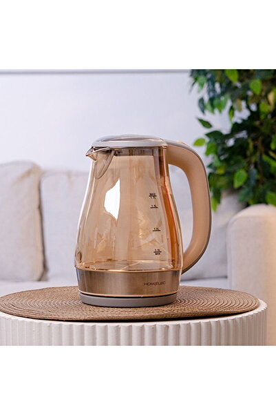 Home Elec HOMEELEC Glass Kettle 1.7 Liter