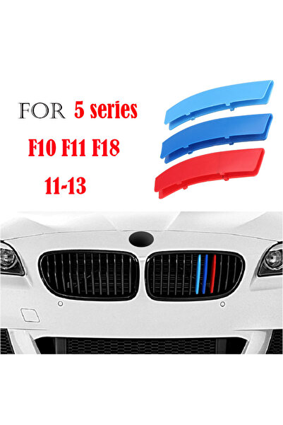 Choice46 مجموعة من 3 قطع من شرائط تزيين الشبك الأمامي لسيارات BMW الفئة 1، 2،...