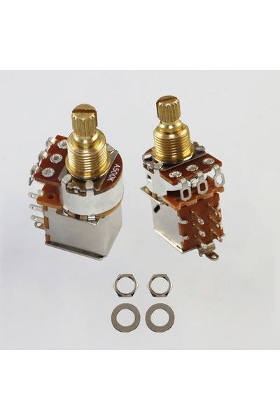 choice2 A500K 2PCS Short axis 18 tooth 6MM electric guitar bass bass cutting ...