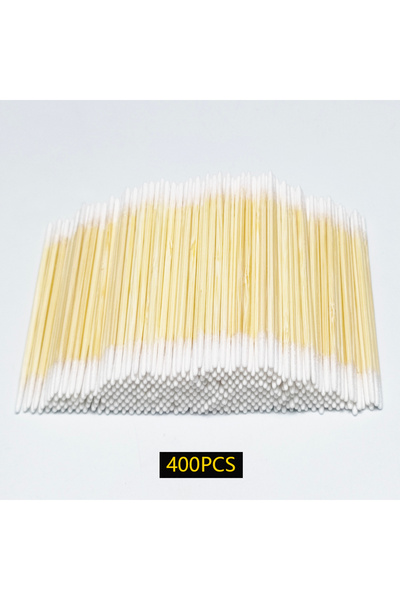 choice2 400 قطعة من أعواد قطن المخصصة للرسم الدقيق قطن، مع أعواد خشبية، ذات ط...