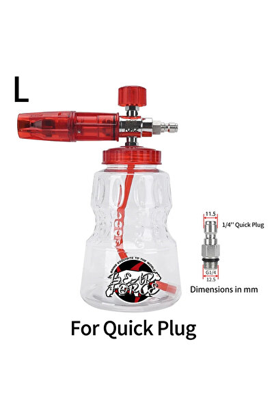 Choice5 For Quick Plug Pressure Washer Aluminum Foam Lance Foam Nozzle Car Wa...