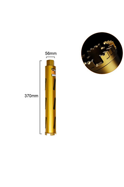 Choice4 مثقاب مائي سريع 56×370 مم، قطعة واحدة، بخيط حفر جاف، مناسب لتركيب مكي...