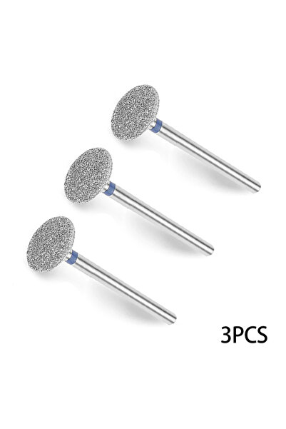 choice2 3 قطع من رؤوس حفر معدنية ماسية للأظافر لإزالة الجلد الميت والمسامير، ...