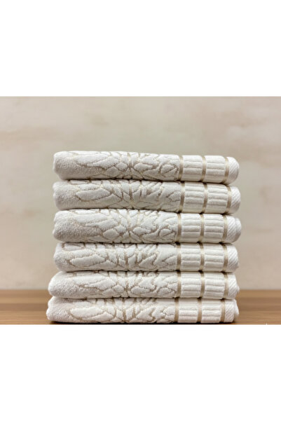 Evoya Home %100 Pamuklu 6’lı El & Yüz Havlu Seti 50x90 cm