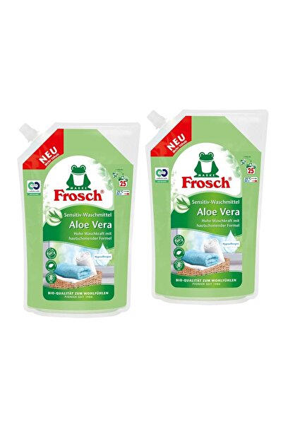 Frosch Sıvı Çamaşır Deterjanı Aloe Veralı 24 Yıkama x 2 Adet