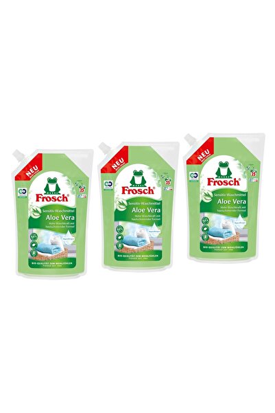Frosch Sıvı Çamaşır Deterjanı Aloe Veralı 24 Yıkama x 3 Adet