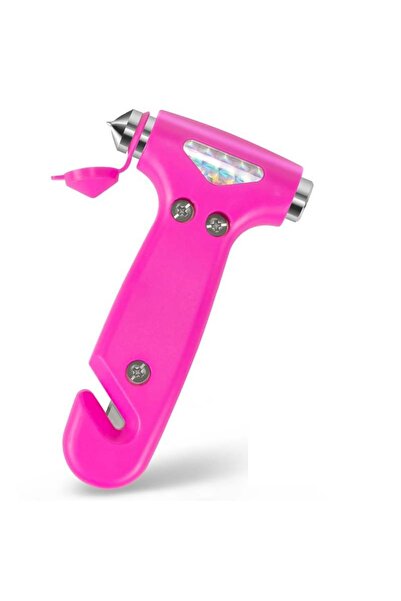 Choice3 مطرقة وردية متعددة الوظائف، مطرقة أمان ثنائية في واحد، مطرقة إنقاذ، م...