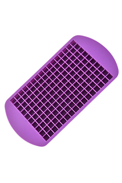 choice2 Purple 160 Grid Mini Silicone Ice Tray Ice Cubes Foldable Ice Mold Ic...