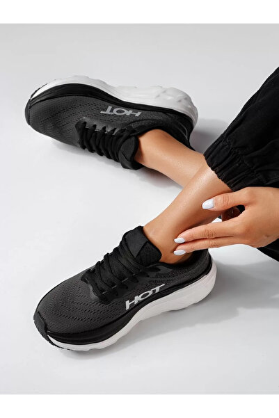 Zaira Women's black textile sneakers Luna #20289 - 40