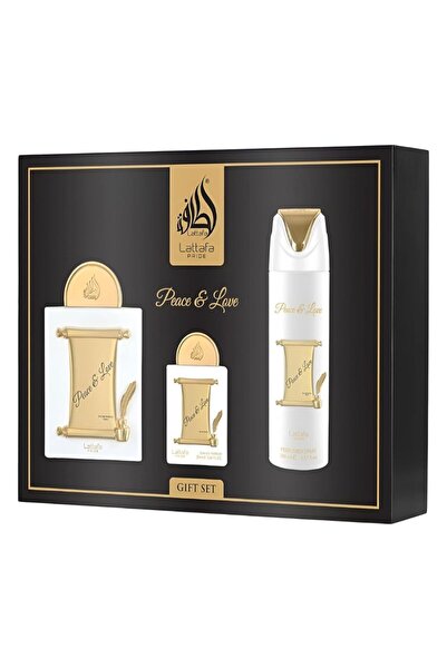 lattafa pride Set cadou Peace and Love Apă de Parfum Colecție Completă Orientală