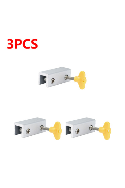 Choice8 B 3PCS 10-1pcs Aluminum Alloy Window Lk Stopper Sliding Window Anti-t...