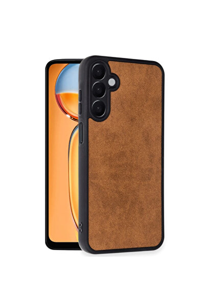 xirshop حافظة سامسونج جالاكسي A36 من الجلد من أراس - أسمر