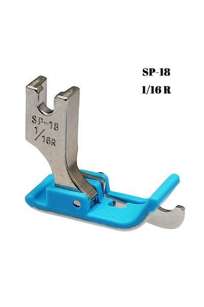 choice2 SP-18 1-16R قطعة واحدة SP-18 دليل الحافة اليمنى قدم ضاغطة قدم خط مدمج...