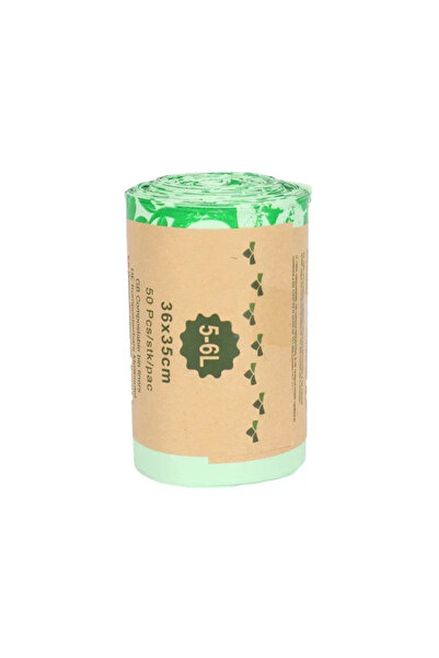 Choice4 أكياس قمامة قابلة للتحلل الحيوي، 6 لتر - 36 × 35 سم، أكياس قمامة منزل...