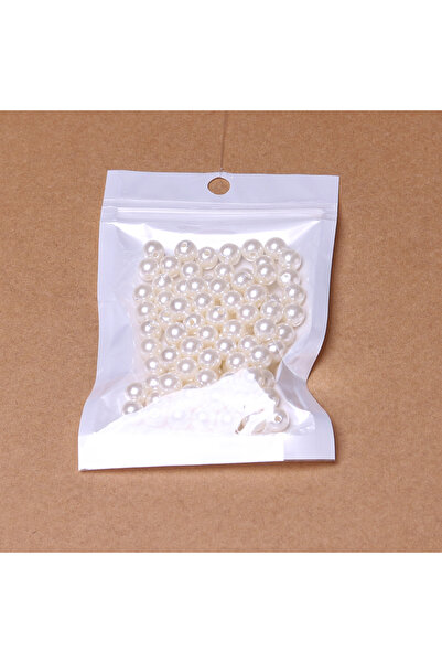 Choice3 8mm 100pcs 4-14mm ABS Imitation Pearl Ivory Pearl Beads with Hole Cra...